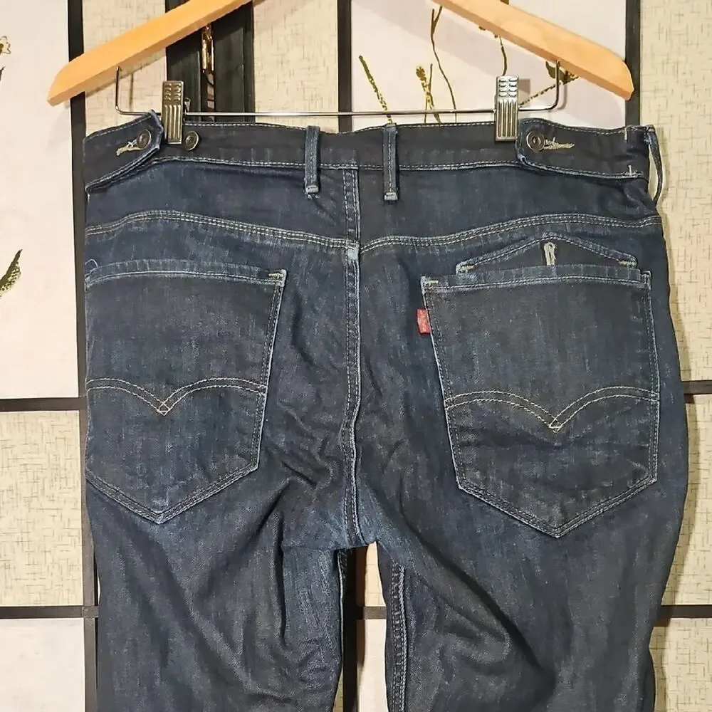 Levi's Dark Blue Straight Jeans